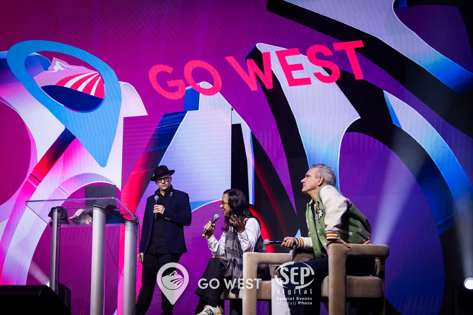 Toronto corporate game show audience celebrating winning answer