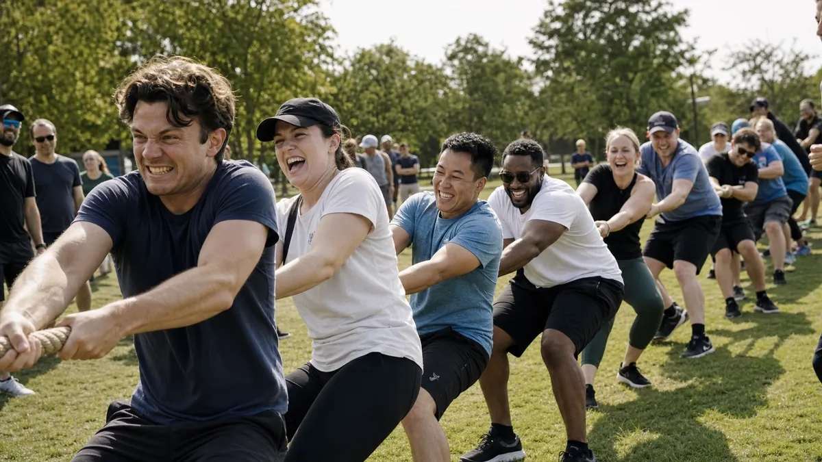 50 Outdoor Team Building Activities That Actually Land