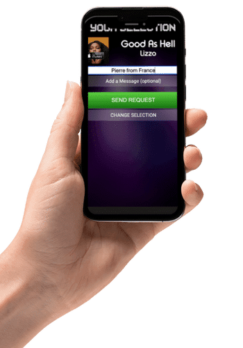 Browse and request songs