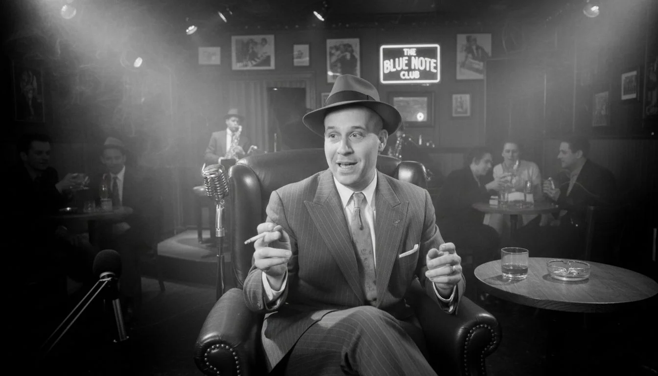 AI photo booth vintage jazz transformation — retro 1920s style AI portraits for themed events in Toronto