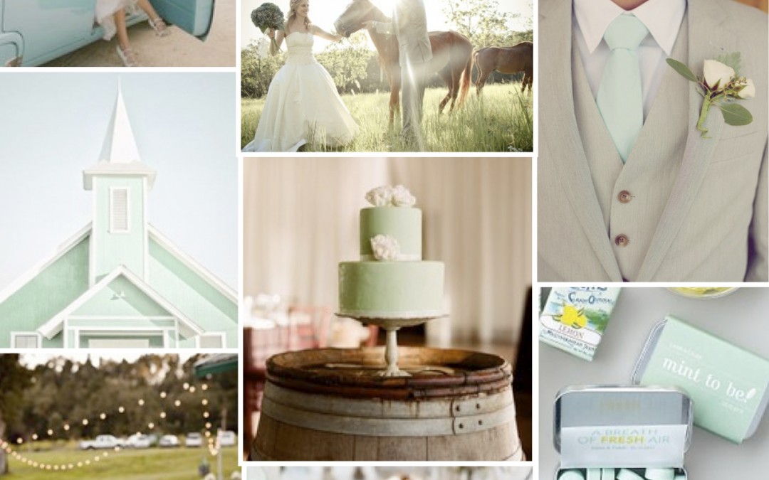 Wedding Colours - Mint Inspiration Board
