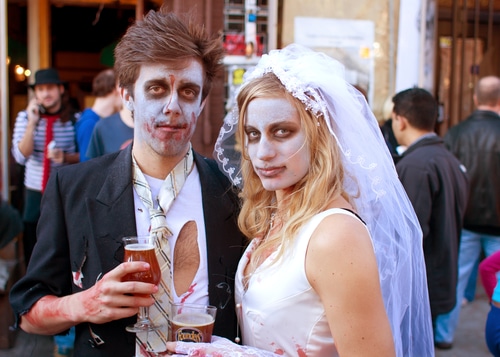 ideas for a halloween themed wedding